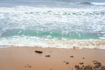 Wave covering the sea