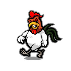 Rooster Mascot Logo