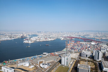 Obraz premium 大阪港の景色