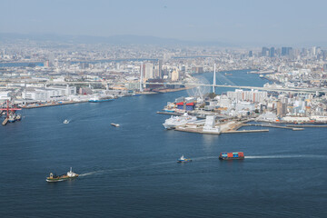 Fototapeta na wymiar 大阪港の景色