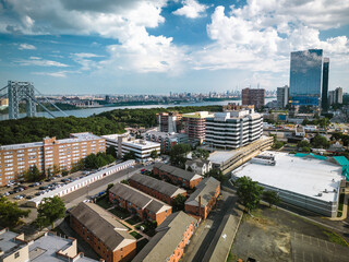 Fototapeta premium Aerial of Fort Lee New Jersey 