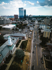 Aerial of Fort Lee New Jersey 