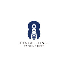Dental logo design icon template
