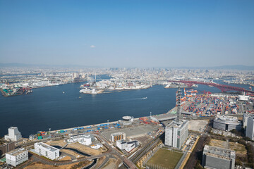 大阪港の景色