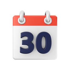 Calendar date day even 3d icon illuatration