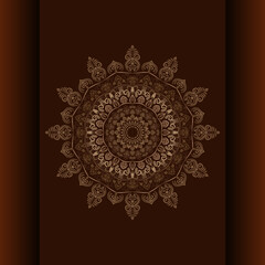Colorful luxury mandala background, pattern