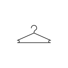 Clothes Hanger Thin Line Icon Vector Illustration Logo Template. Suitable For Many Purposes.
