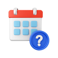 Calendar event date day 3d icon illustration