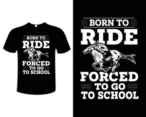 Horse Vector T-Shirt Design Template