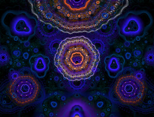 Imaginatory fractal abstract background Image
