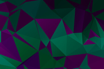 Fototapeta premium Polygonal design for your web site. Multicolor Rainbow vector abstract mosaic backdrop Glitter abstract illustration with an elegant design.