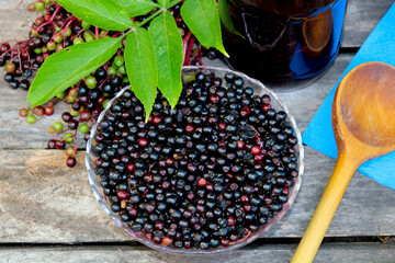 selbstgemachte holundermarmelade