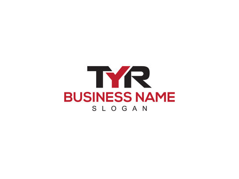 Stylish TYR Logo Letter Vector Icon Design, Creative TY Logo Design For Business