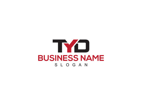 Stylish TYD Logo Letter Vector Icon Design, Creative TY Logo Design For Business