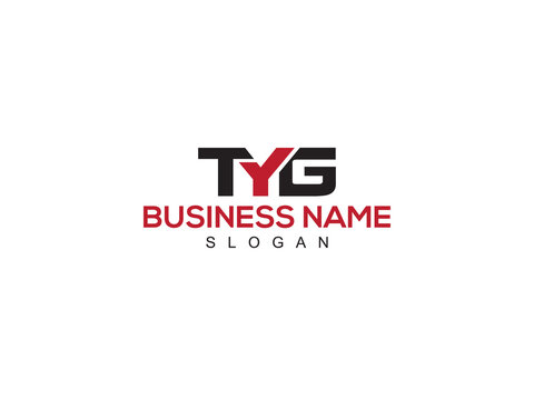 Stylish TYG Logo Letter Vector Icon Design, Creative TY Logo Design For Business