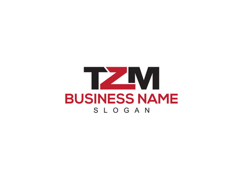 Colorful TZM Logo Icon, Creative tzm Letter Logo Image Design For Your Business