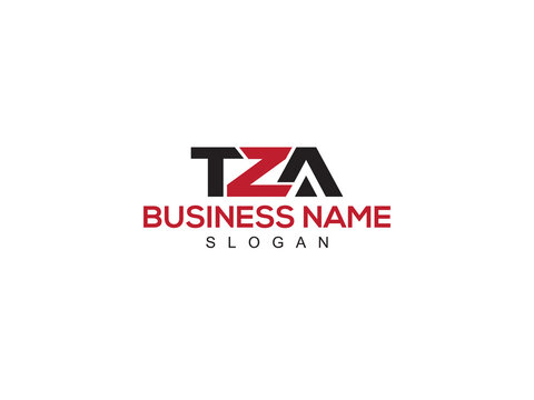 Colorful TZA Logo Icon, Creative tza Letter Logo Image Design For Your Business