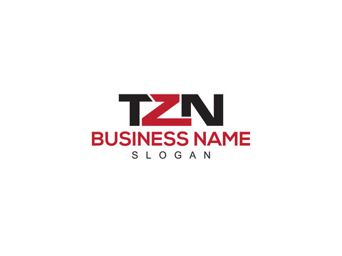 Colorful TZN Logo Icon, Creative tzn Letter Logo Image Design For Your Business