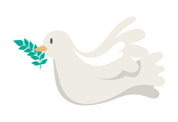 dove with olive branch