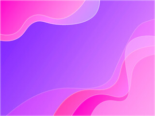 紫の線とグラデーション 背景素材 かっこいい カーブ ベクターイラスト