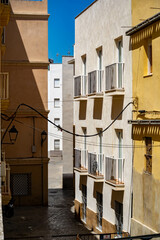ciudad costera blanca  espa&ntilde;ola e historica  de Cadiz