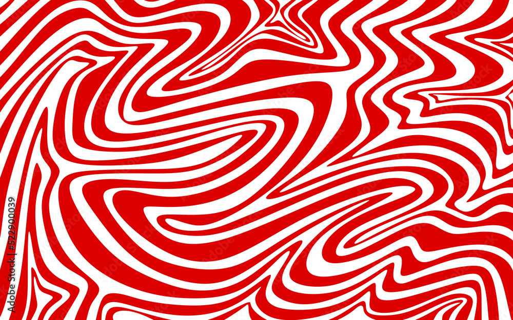 Aufkleber abstract background with hypnotic wavy lines pattern