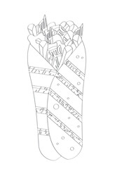 fresh flutes mexican sketch