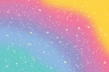 Abstract fantasy rainbow unicorn background.