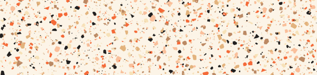 Terrazzo background pattern. Marble floor texture of granite, quartz, glass and stone.