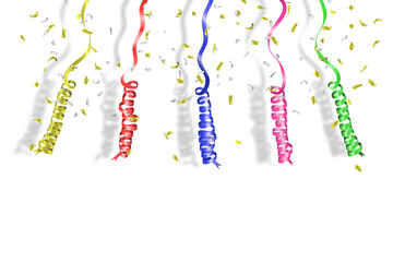 Colorful ribbon For festival, celebration, festive, happiness, luxury gold, red,blue,pink,green, vector green backgrounds, frames.