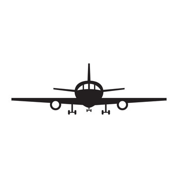 aircraft icon logo vector design