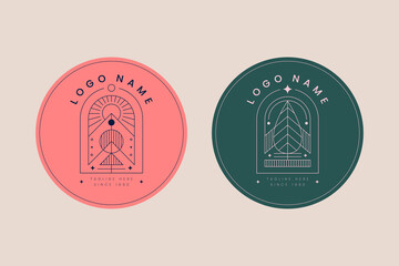 logo illustration of a vintage label