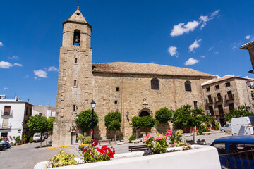 parroquia de nuestra señora de la Asuncion, , Iznatoraf, Loma de Ubeda, provincia de Jaén en la comarca de las Villas, spain, europe