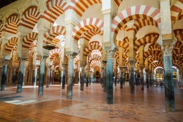 sala de las columnas, Mezquita-catedral de Córdoba, Andalucia, Spain