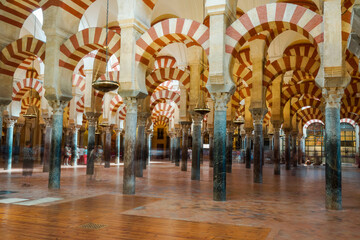 sala de las columnas, Mezquita-catedral de Córdoba, Andalucia, Spain