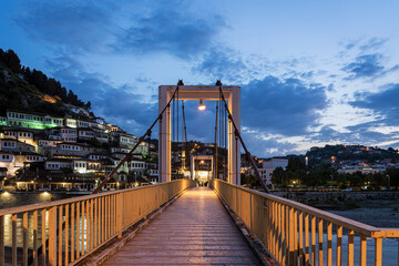 Prizren, Kosovo, May 12, 2022 - Zogu Bridge built in 1927.