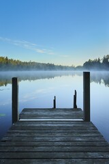 Obraz premium Morning fog