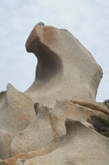 Characteristic rock formations at the Capo Testa promontory - Sardinia, Italy