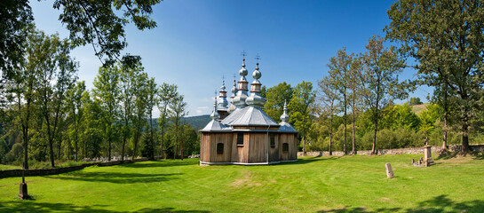 Orthodox Church of St. Michael the Archangel. Turzansk, Subcarpathian Voivodeship, Poland.