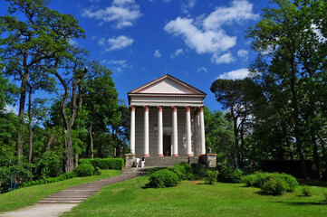 Church of St. Marcellin and mausoleum in Rogalin, Greater Poland Voivodeship, Poland