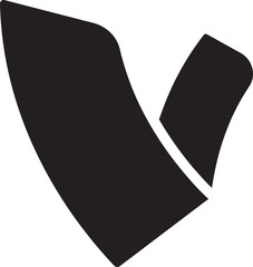 Modern Shape isolated on transparent background