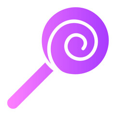 Inclined Lollipop gradient icon