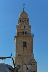 Fototapeta premium Dormition abbey - benedictine community on mount zion in jerusalem. israel