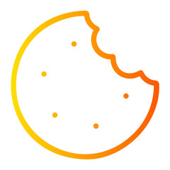 Marie Biscuit With Bite gradient icon