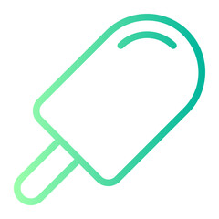Popsicle Ice Cream gradient icon