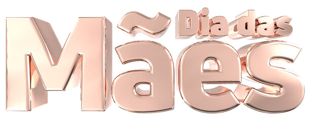 3d render Dia das Mães