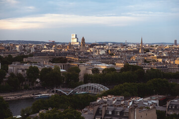 Fototapeta premium view from the eiffel tower