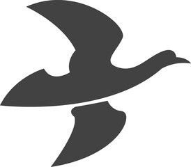 animal silhouette isolated on transparent background