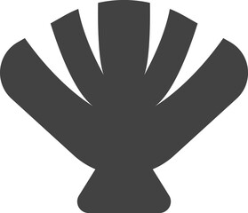 animal silhouette isolated on transparent background