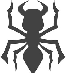 animal silhouette isolated on transparent background